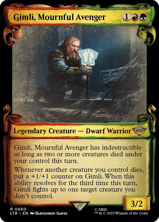Gimli, Mournful Avenger (Showcase Scrolls) (660) (LTR)