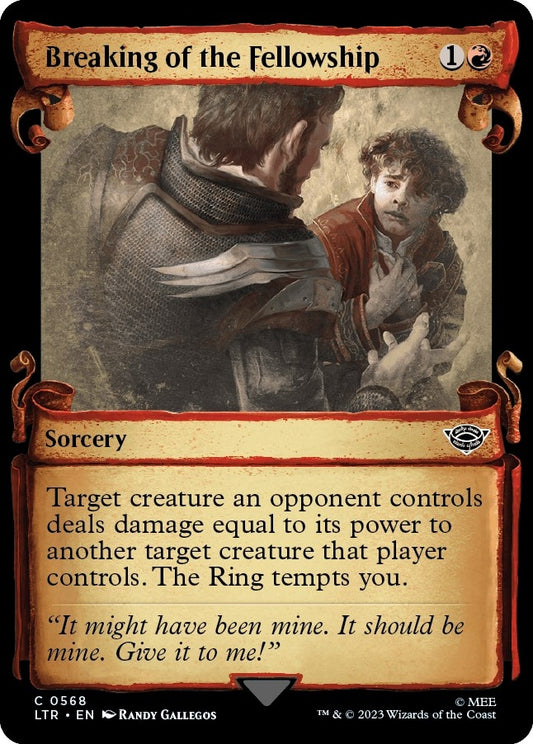 Breaking of the Fellowship (Showcase Scrolls) (568) (LTR)