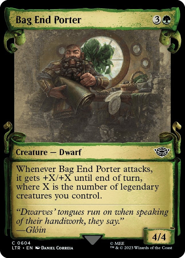 Bag End Porter (Showcase Scrolls) (604) (LTR)