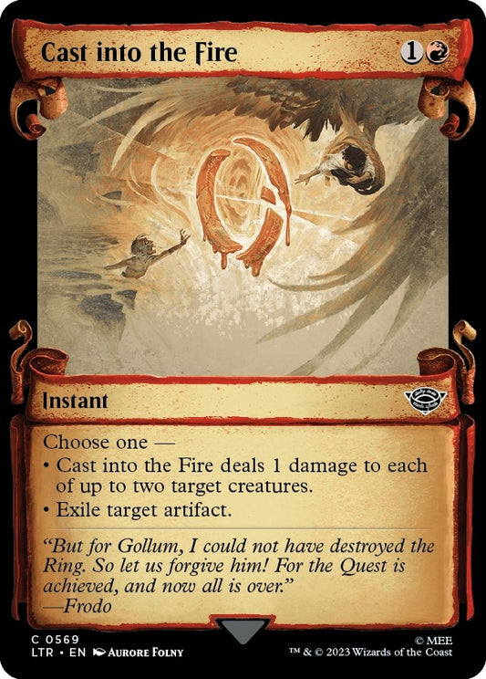 Cast into the Fire (Showcase Scrolls) (569) (LTR)