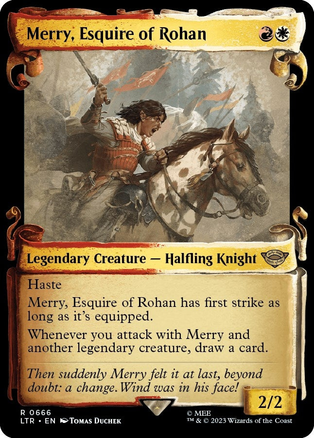 Merry, Esquire of Rohan (Showcase Scrolls) (666) (LTR)