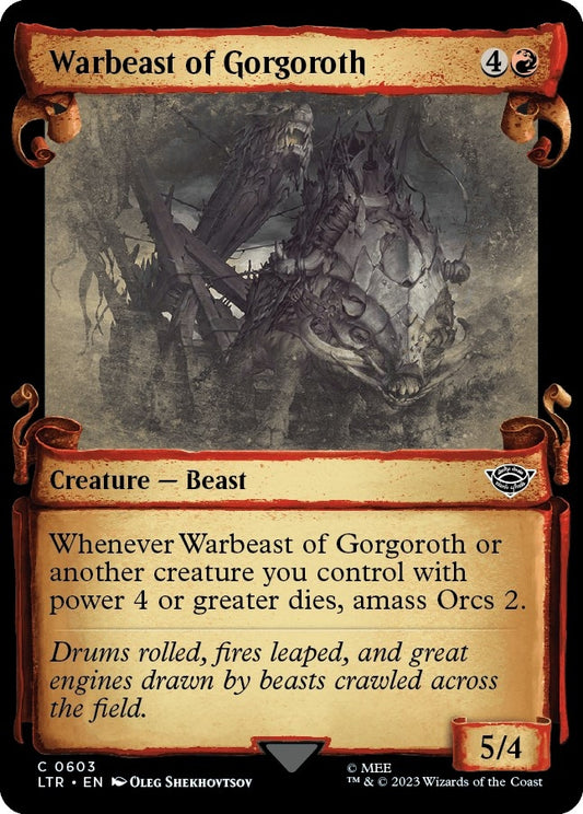 Warbeast of Gorgoroth (Showcase Scrolls) (603) (LTR)