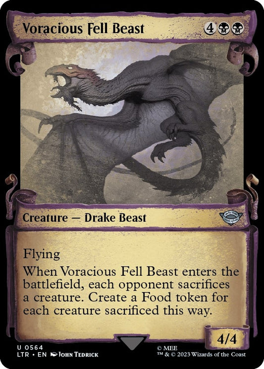 Voracious Fell Beast (Showcase Scrolls) (564) (LTR)