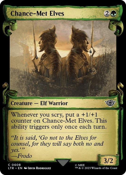 Chance-Met Elves (Showcase Scrolls) (608) (LTR)