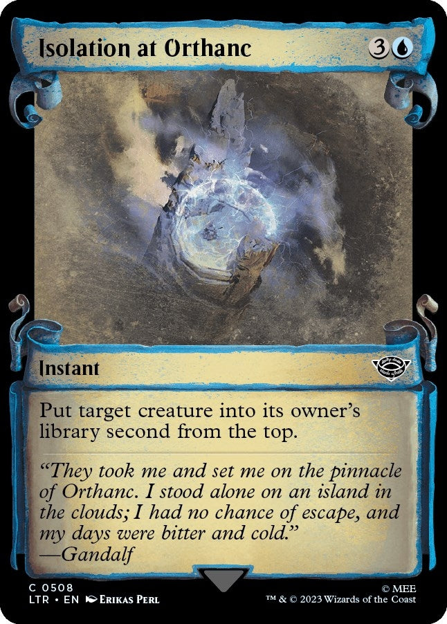 Isolation at Orthanc (Showcase Scrolls) (508) (LTR)