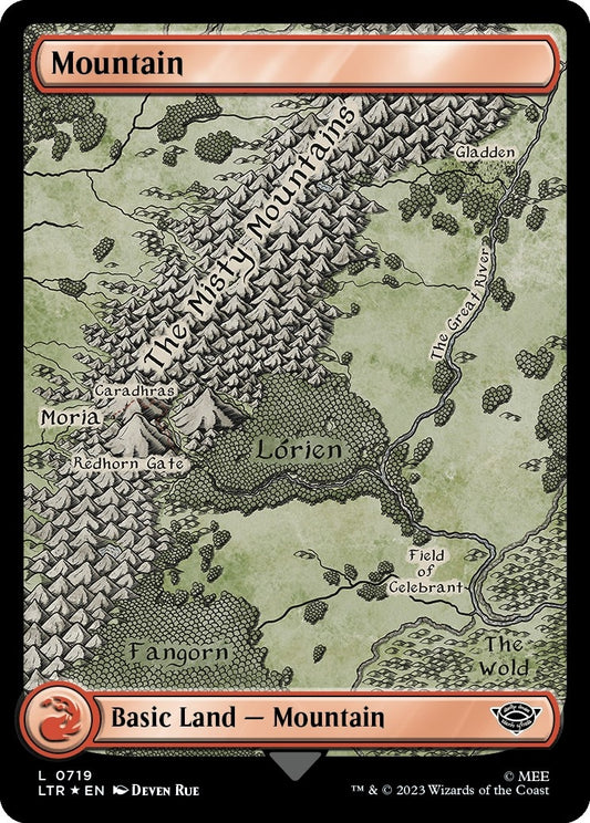 Mountain (0719) (Surge Foil) (719) (LTR)