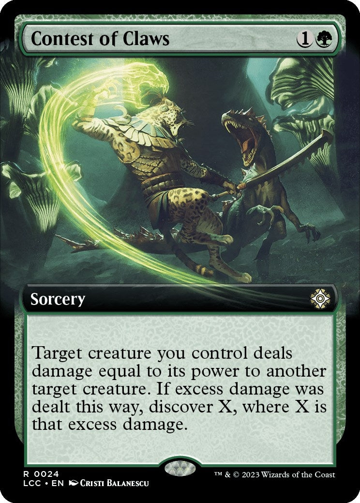 Contest of Claws (Extended Art) (24) (LCC)