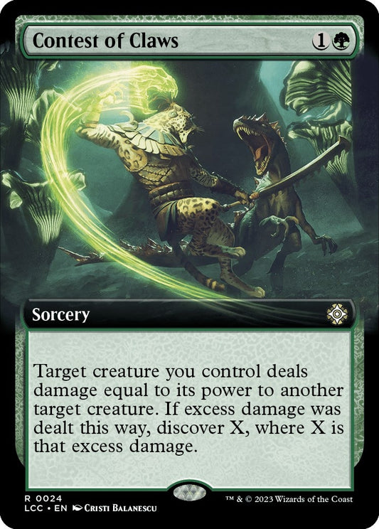 Contest of Claws (Extended Art) (24) (LCC)