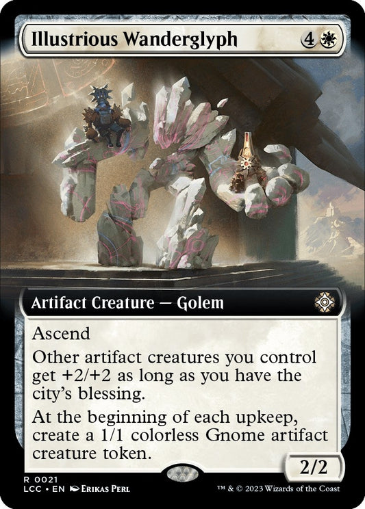 Illustrious Wanderglyph (Extended Art) (21) (LCC)