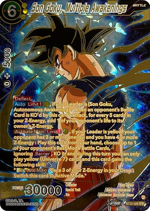 Son Goku, Multiple Awakenings (SPR) (BT23-109) (BT23)