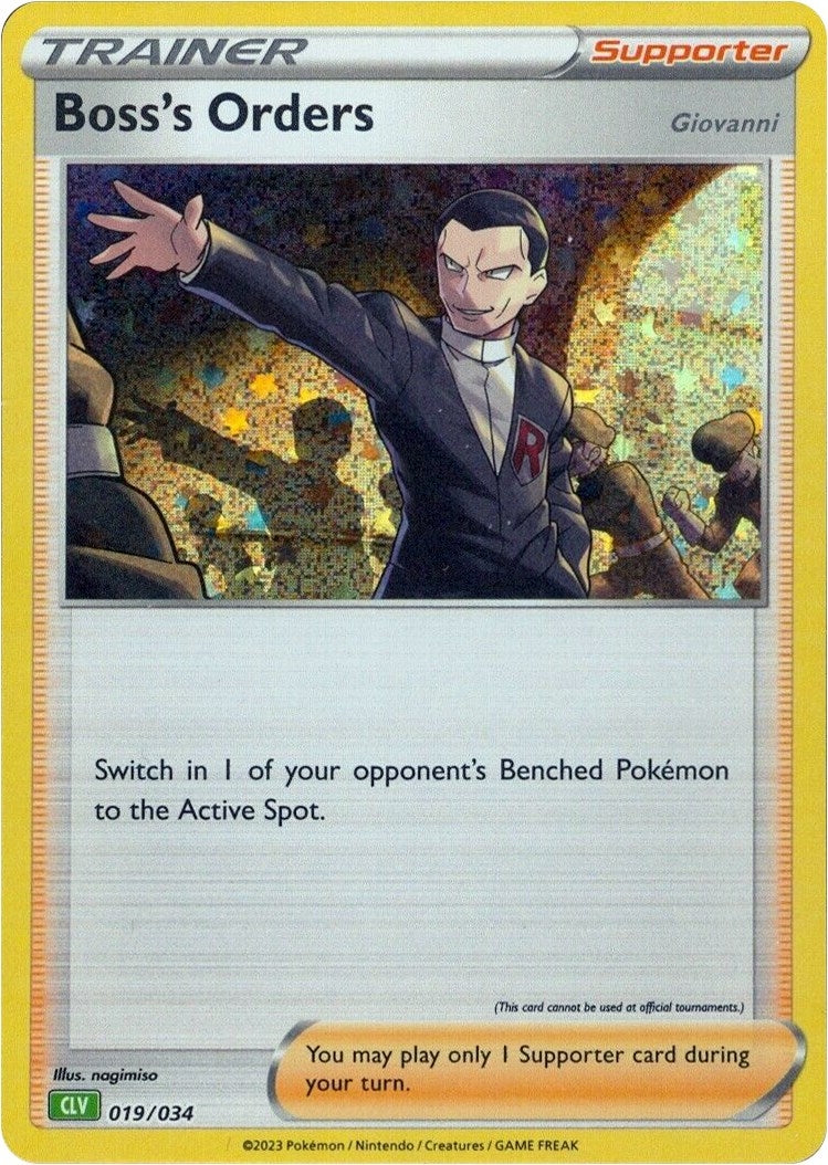 Boss's Orders (CLV) (019/034) (CL)