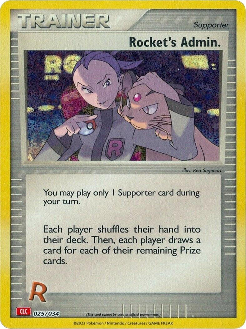 Rocket's Admin. (CLC) (025/034) (CL)