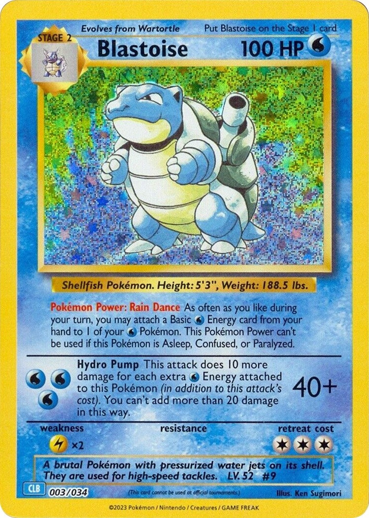 Blastoise (003/034) (CL)