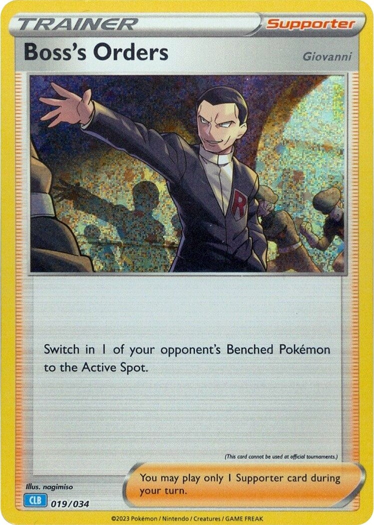 Boss's Orders (CLB) (019/034) (CL)