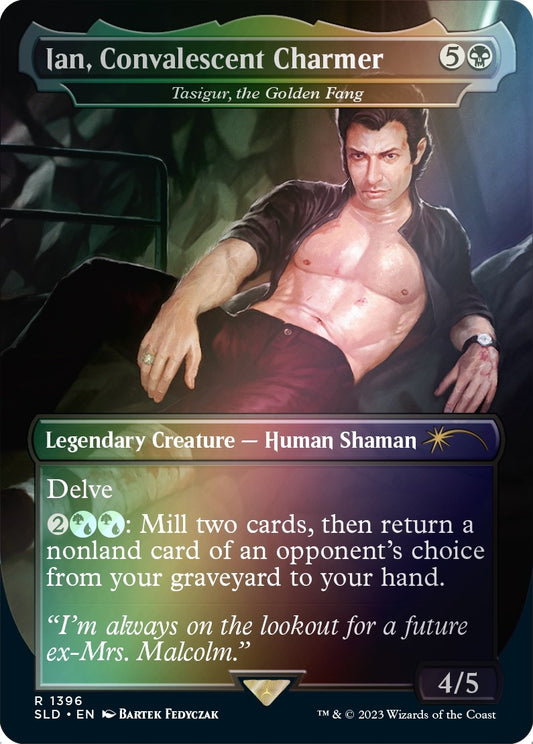 Ian, Convalescent Charmer - Tasigur, the Golden Fang (Rainbow Foil) (1396) (SLD)