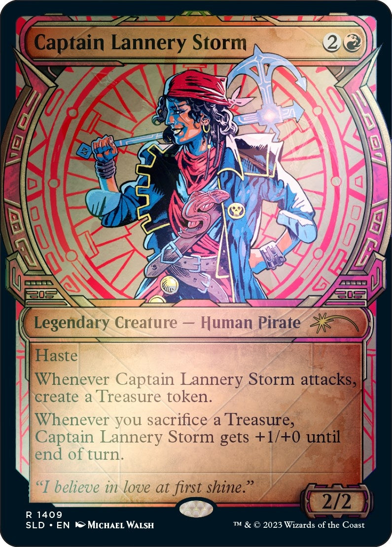 Captain Lannery Storm (Rainbow Foil) (1409) (SLD)
