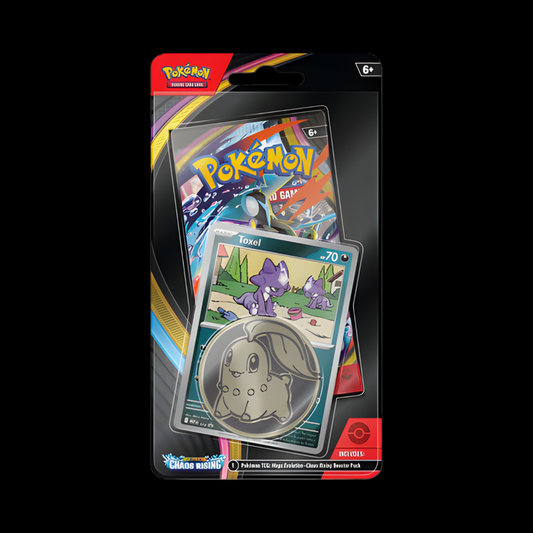 Pokemon Mega Evolution Chaos Rising Checklane Blister Pack Random Promo