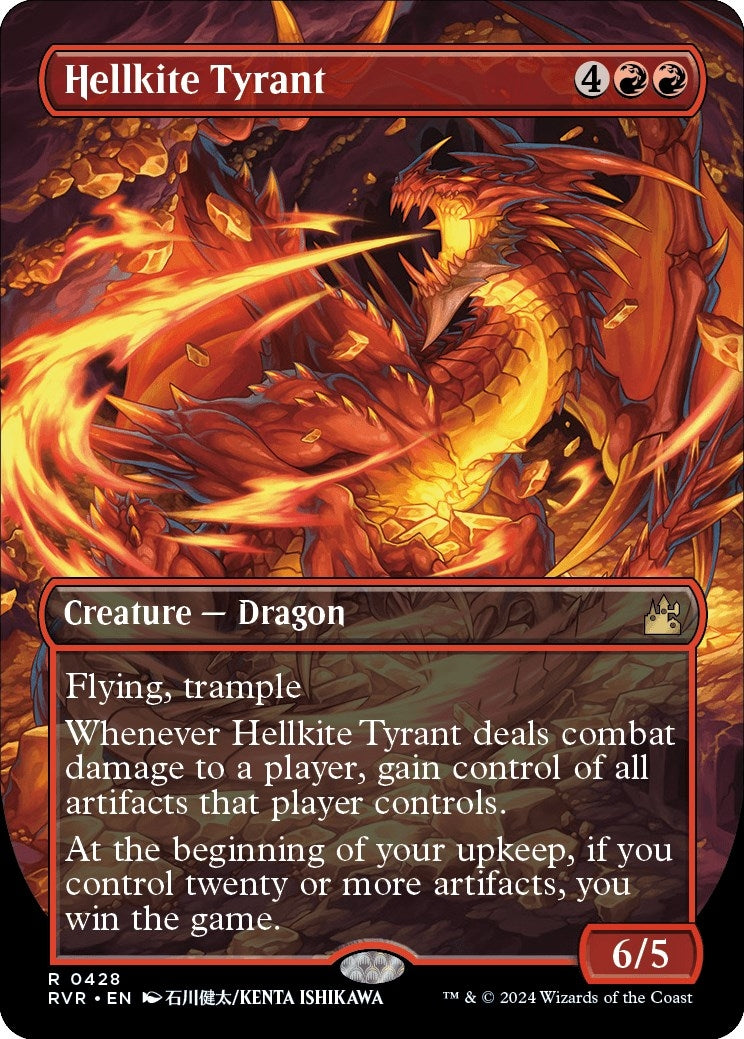 Hellkite Tyrant (Anime Borderless) (428) (RVR)