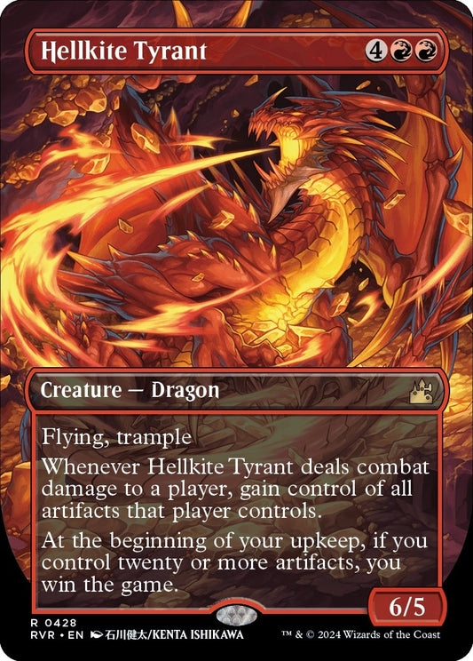 Hellkite Tyrant (Anime Borderless) (428) (RVR)