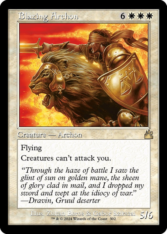 Blazing Archon (Retro Frame) (302) (RVR)