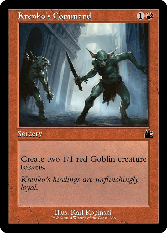 Krenko's Command (Retro Frame) (336) (RVR)