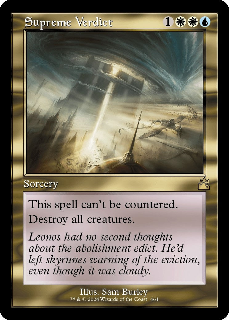 Supreme Verdict (Retro Frame) (461) (RVR)