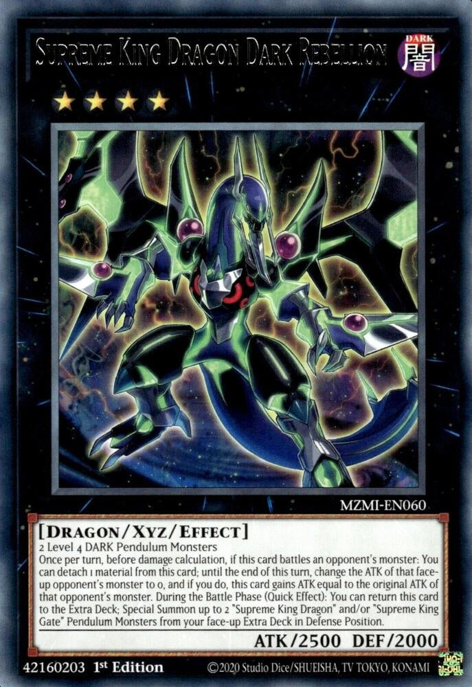 Supreme King Dragon Dark Rebellion (MZMI-EN060) (MZMI)