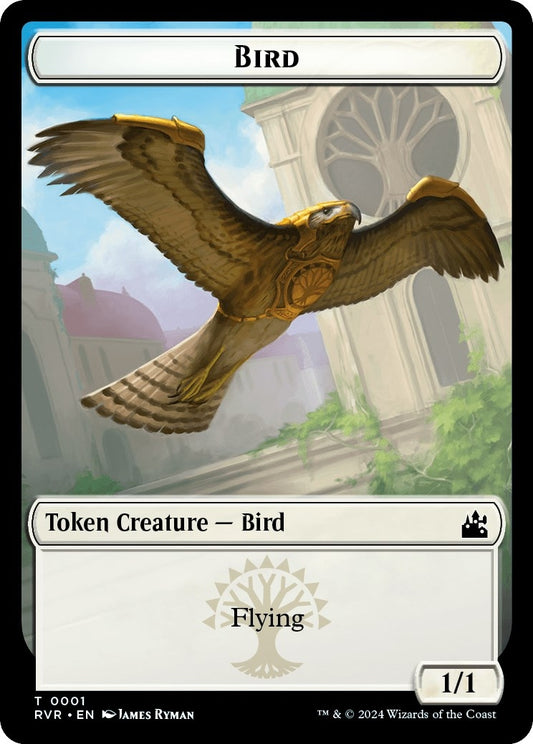 Bird // Spirit (0004) Double-Sided Token (1 // 4) (RVR)
