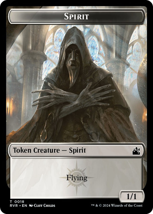 Spirit (0018) // Zombie Double-Sided Token (18 // 6) (RVR)
