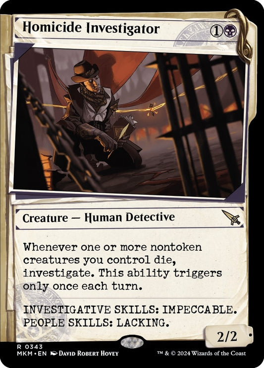Homicide Investigator (Showcase) (343) (MKM)