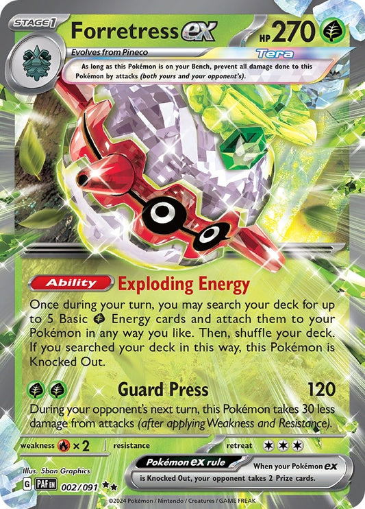 Forretress ex (002/091) (PAF)