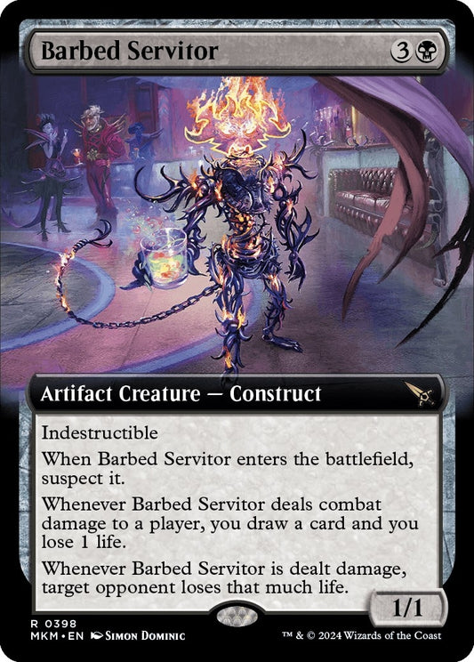 Barbed Servitor (Extended Art) (398) (MKM)