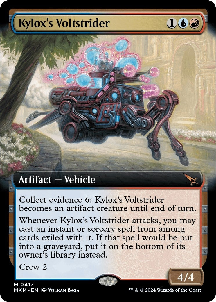 Kylox's Voltstrider (Extended Art) (417) (MKM)