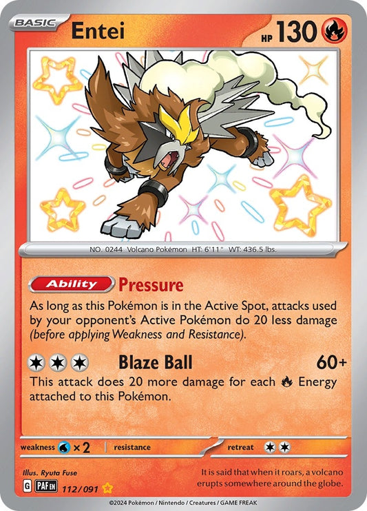Entei (112/091) (PAF)