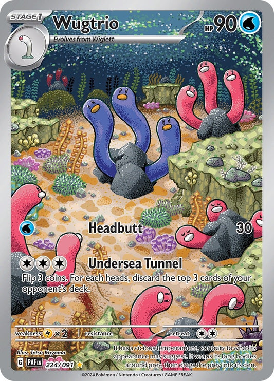 Wugtrio (224/091) (SV: Paldean Fates) (PAF)
