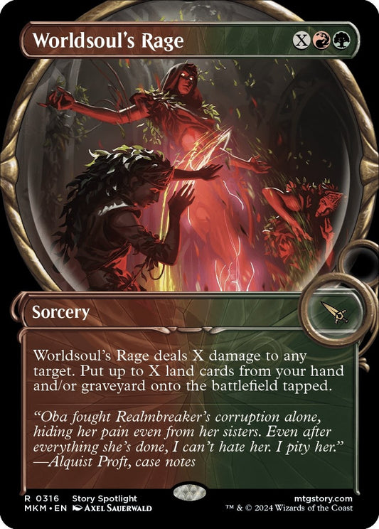 Worldsoul's Rage (Showcase) (316) (MKM)