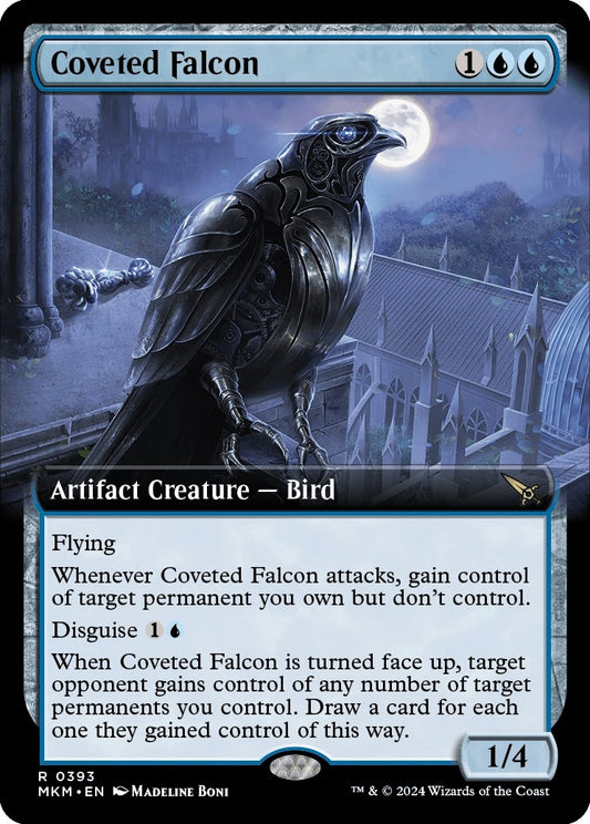 Coveted Falcon (Extended Art) (393) (MKM)