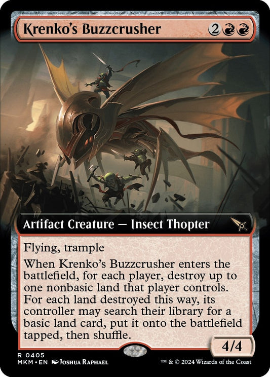 Krenko's Buzzcrusher (Extended Art) (405) (MKM)