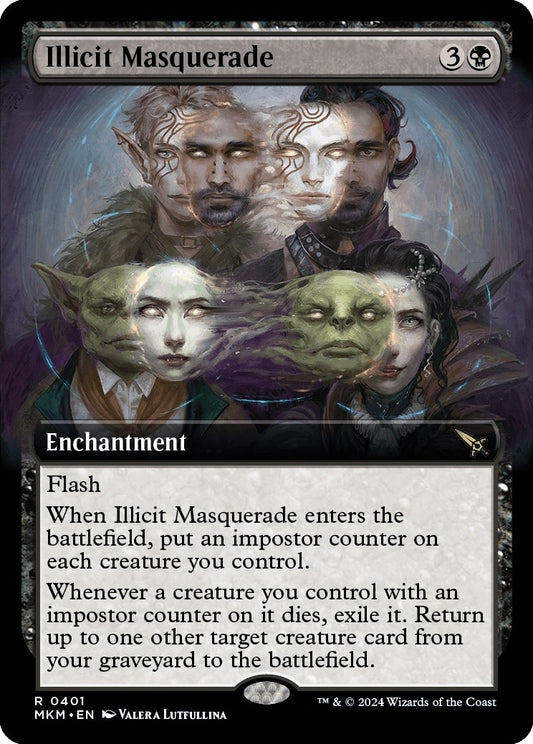 Illicit Masquerade (Extended Art) (401) (MKM)