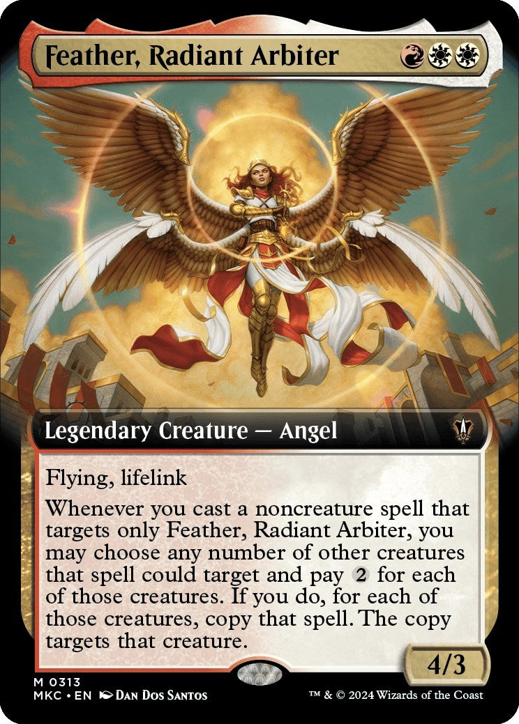 Feather, Radiant Arbiter (Extended Art) (313) (MKC)