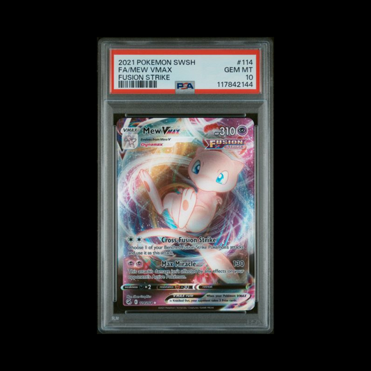 Pokemon Slab Mew VMAX 114 PSA 10 Gem 2021