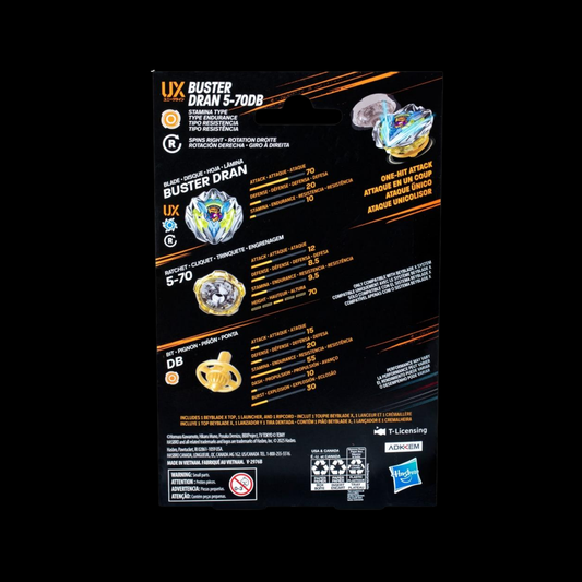 Beyblade X Buster Dran 5-70DB UX Starter Pack Set