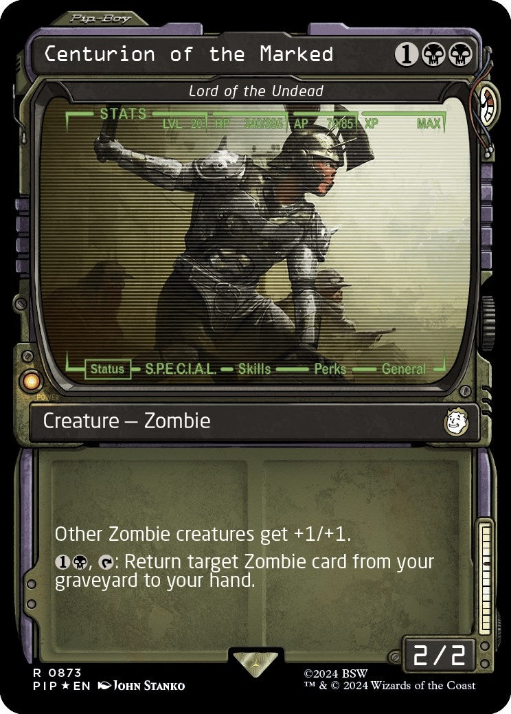 Centurion of the Marked - Lord of the Undead (Showcase) (Surge Foil) (873) (PIP)