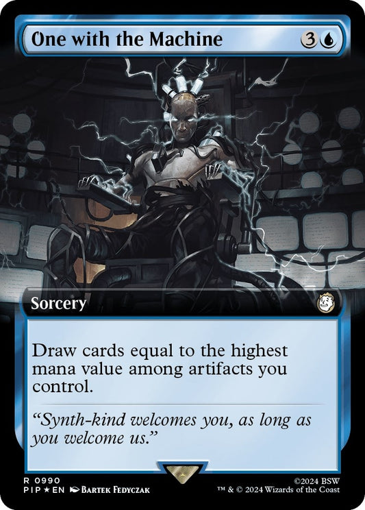 One with the Machine (Extended Art) (Surge Foil) (990) (PIP)