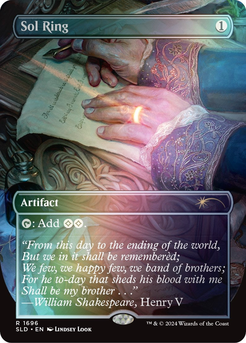 Sol Ring (1696) (Rainbow Foil) (1696) (SLD)