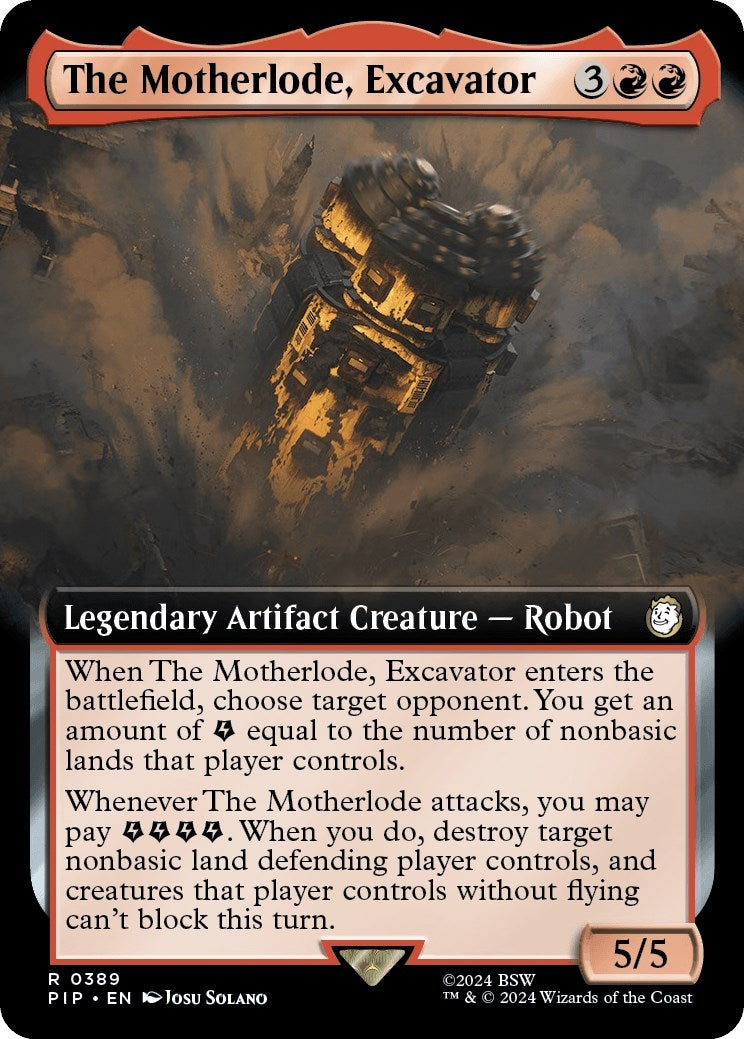 The Motherlode, Excavator (Extended Art) (389) (PIP)