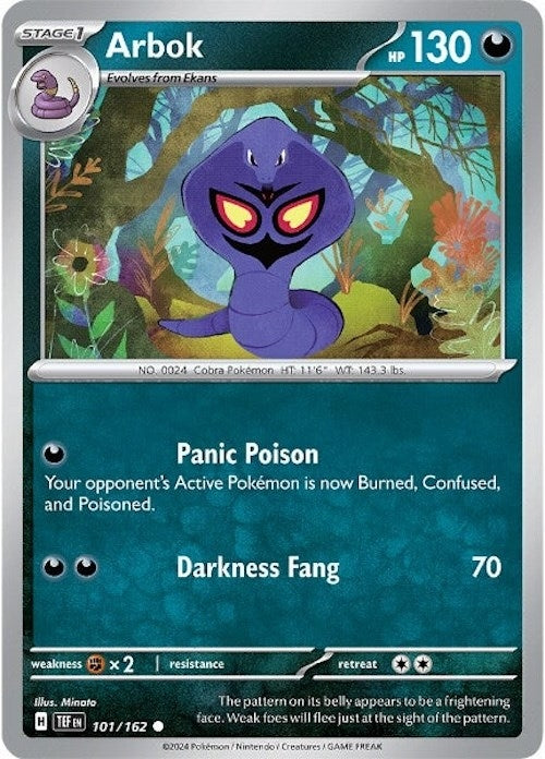 Arbok (101/162) (TEF)