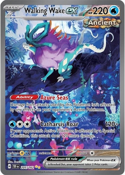 Walking Wake ex (205/162) (TEF)