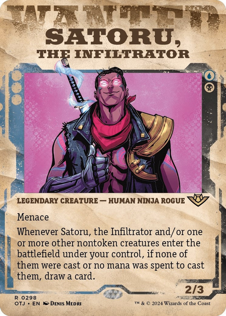 Satoru, the Infiltrator (Showcase) (298) (OTJ)