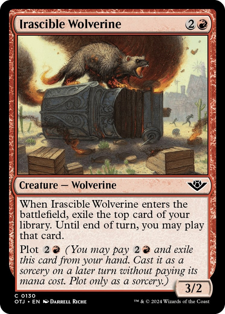 Irascible Wolverine (130) (OTJ)